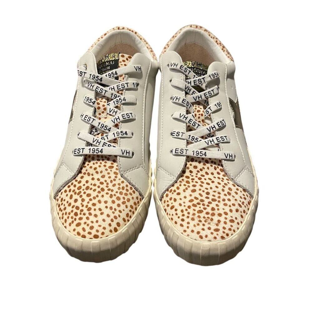 Vintage Havana Women's Cheetah Print Lace-Up Sneakers Size 11 - Picture 3 of 14